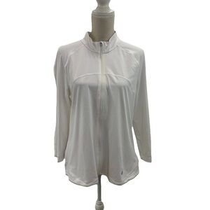 Avalanche Lightweight Athletic Jacket Women’s XL 3/4 Sleeve White Outdoor